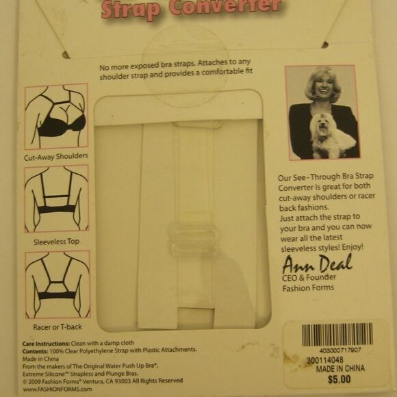 Clear Bra Straps Replacement Holder Adjustable LOT - Picture 2 of 4